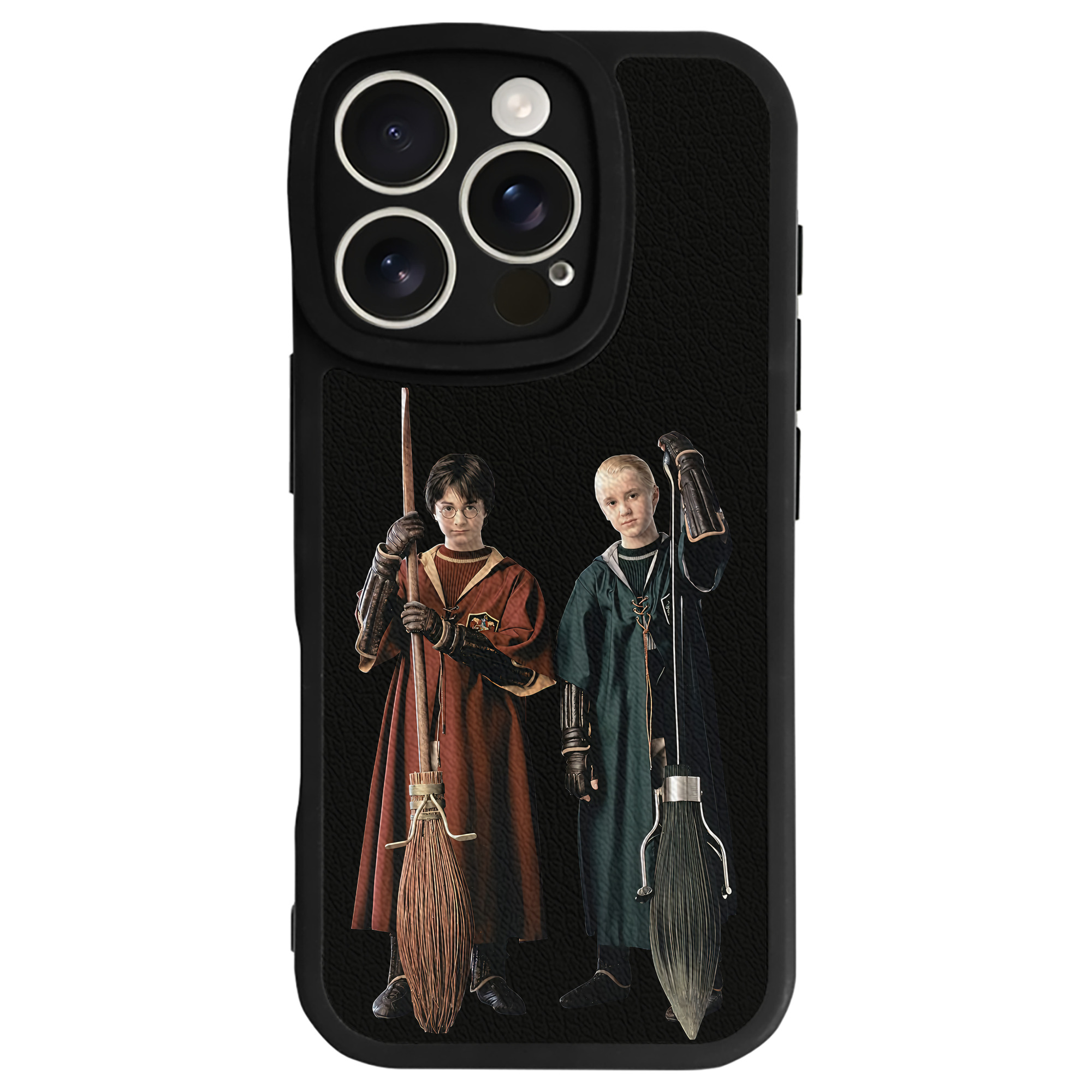 （画像用） Harry Potter ハリー・ポッターシリーズ 【iPhone 16シリーズ対応】シリコンスマホケース（レザー調） 材質：シリコン
